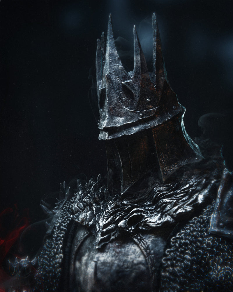 The Death Knight Resin Statue - view 1