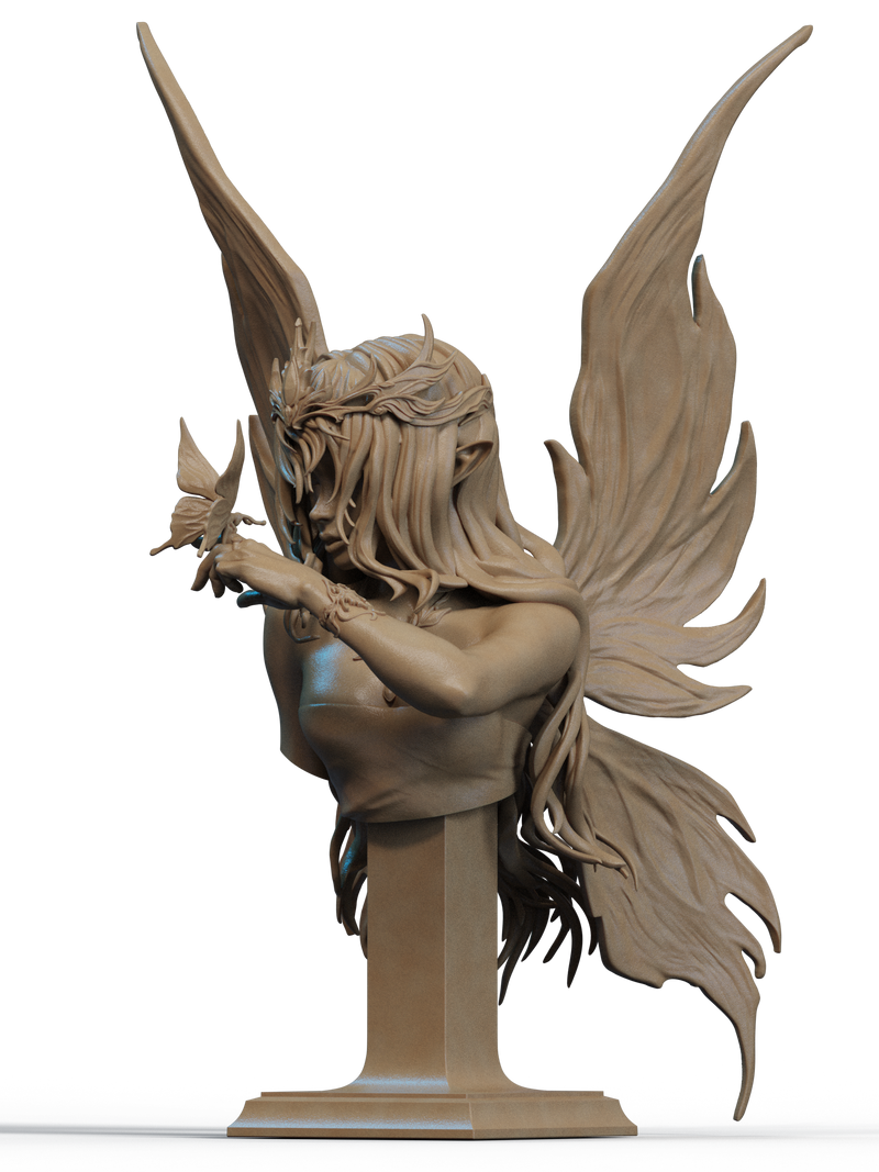 Divine Fairy Resin Bust - view 2
