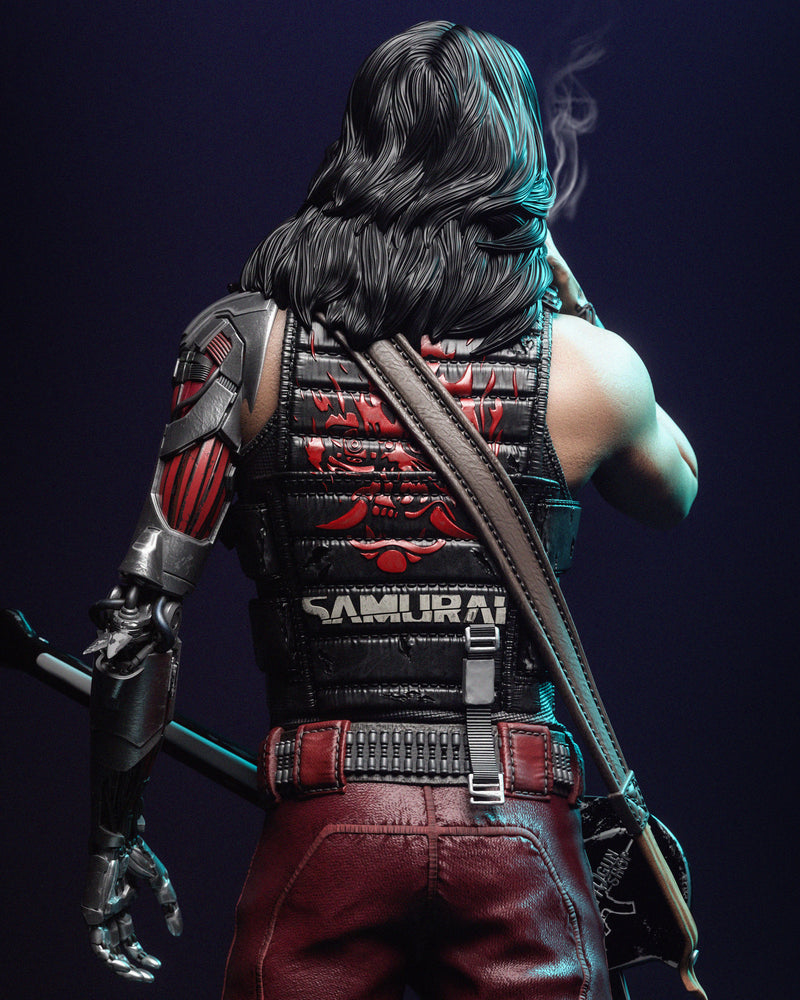 Johnny Silverhand Resin Statue - view 3