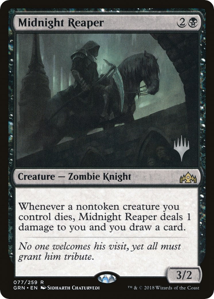 Midnight Reaper (Promo Pack) [Guilds of Ravnica Promos]