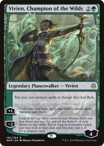 Vivien, Champion of the Wilds (Promo Pack) [War of the Spark Promos]