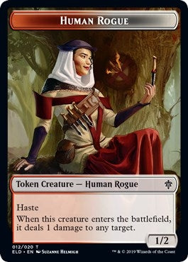 Human Rogue Food 18 Double sided Token [ELD]