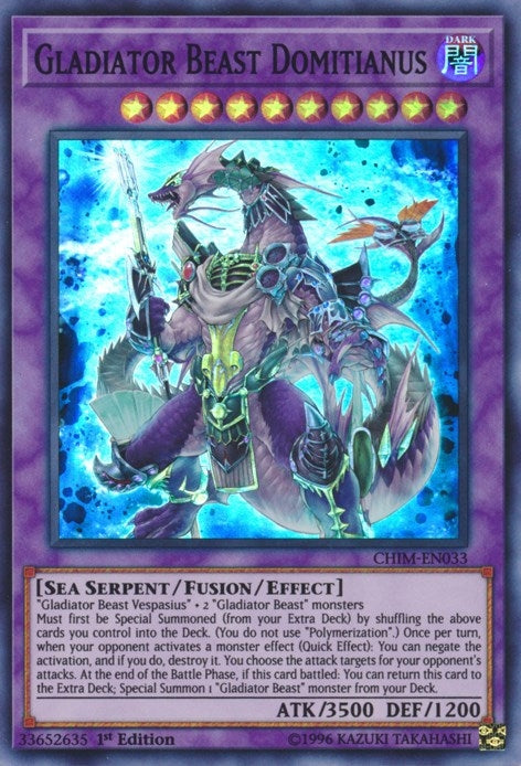 Gladiator Beast Domitianus (CHIM-EN033) [CHIM]