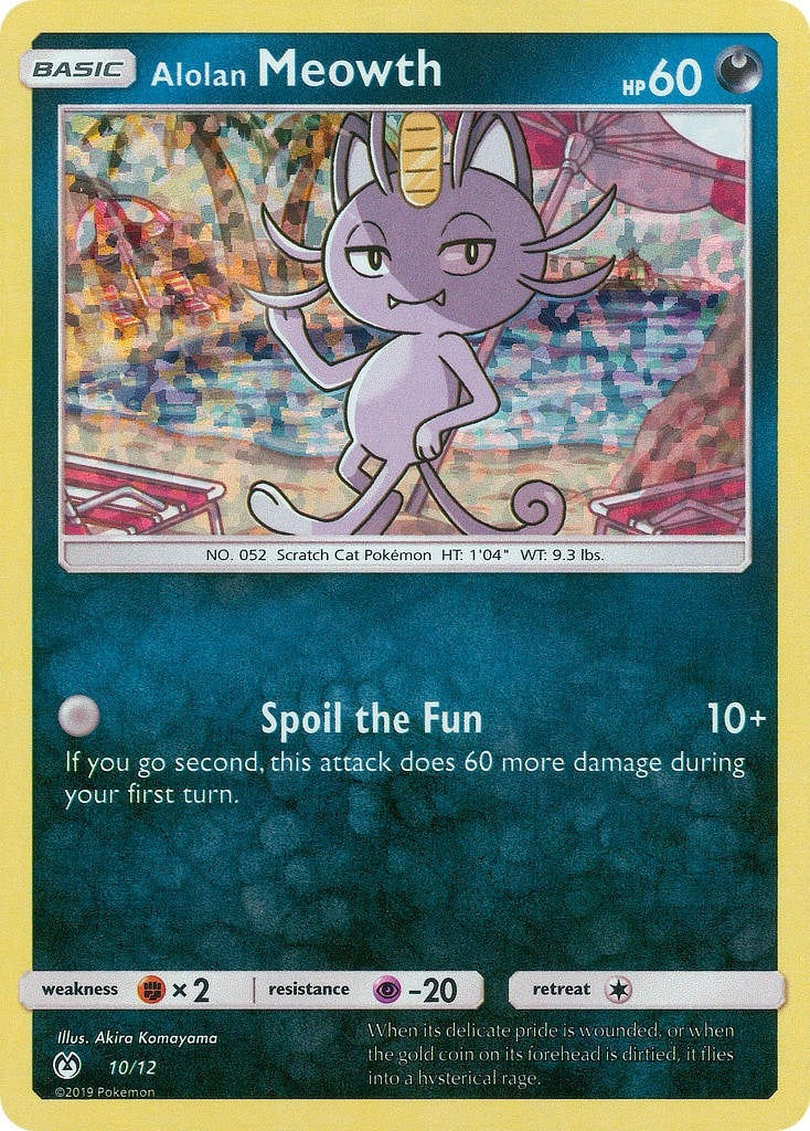 Alolan Meowth 10 12 (010/012) [MCD19]