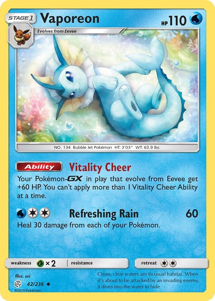 Vaporeon (42/236) [SM12]