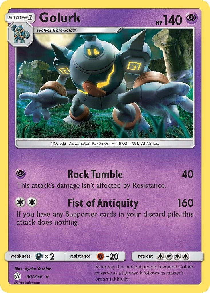Golurk (90/236) (SM - Cosmic Eclipse)
