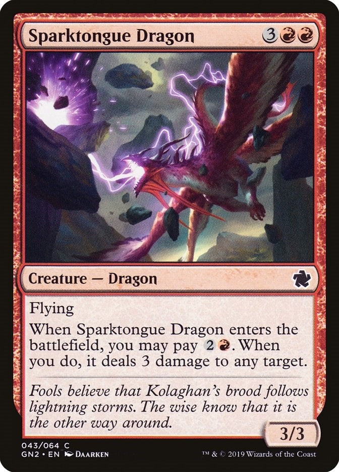 Sparktongue Dragon (43) [GN2]