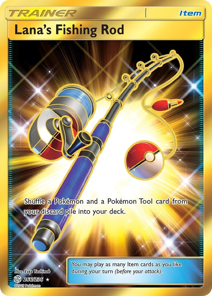 Lana's Fishing Rod (Secret) (266/236) (SM - Cosmic Eclipse)