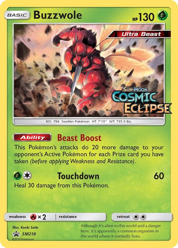 Buzzwole SM218 Prerelease (SM218) [SMP]