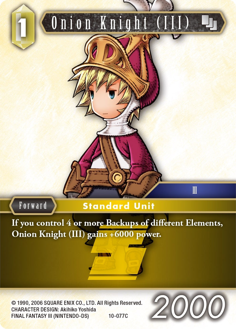 Onion Knight III 10 077C Ingus (10-077C) [OP10]