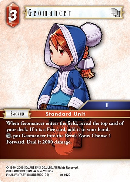 Geomancer Refia (10-012C) [OP10]