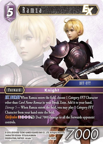 Ramza EX (10-103R) [OP10]