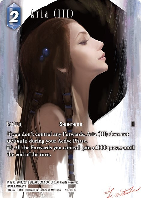 Aria III Full Art (10-108R) [OP10]