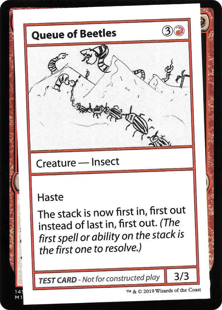 Queue of Beetles [CMB1]