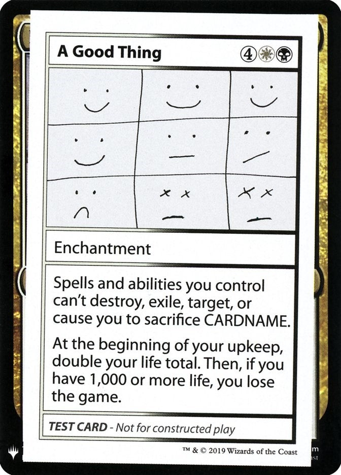 A Good Thing [CMB1]