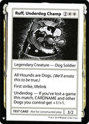 Ruff Underdog Champ [CMB1]
