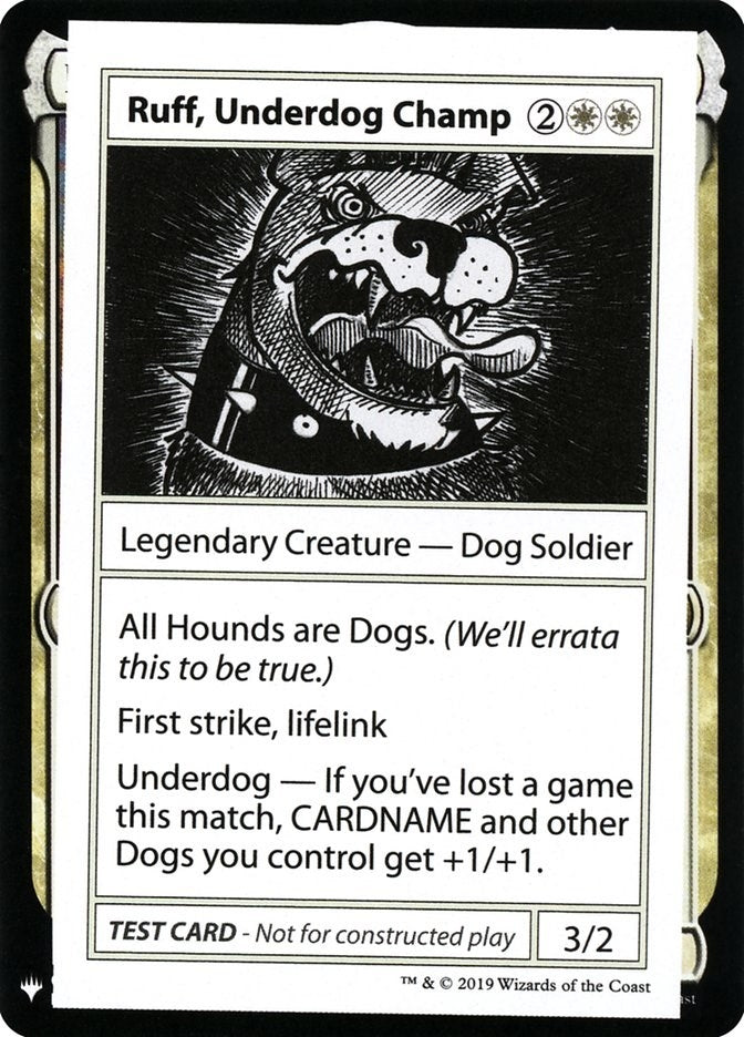 Ruff Underdog Champ [CMB1]