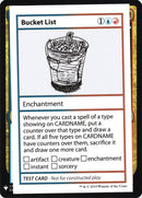 Bucket List [CMB1]