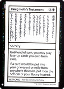 Yawgmoths Testament [CMB1]