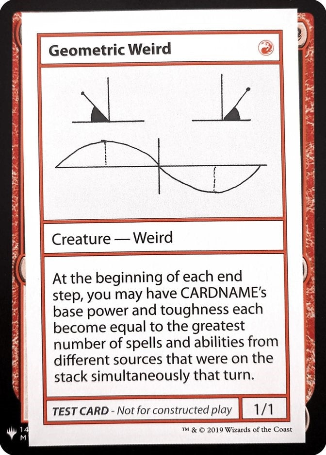 Geometric Weird [CMB1]