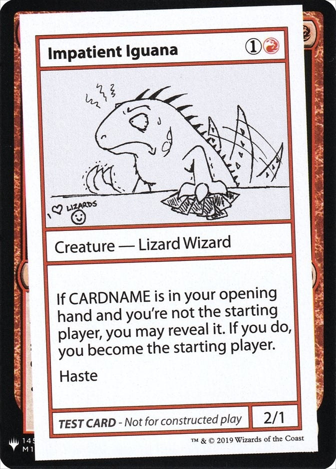 Impatient Iguana [CMB1]