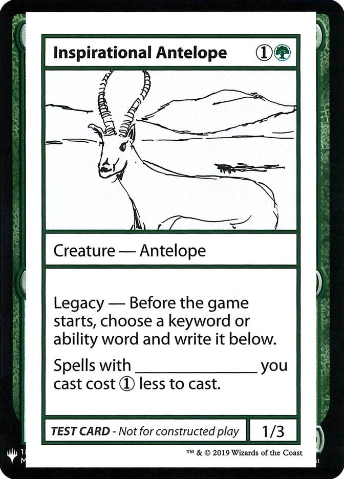 Inspirational Antelope [CMB1]