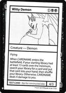 Witty Demon [CMB1]