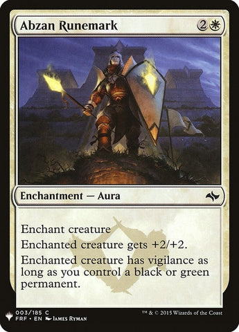 Abzan Runemark (3) [LIST]