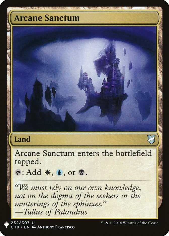 Arcane Sanctum (232) [LIST]