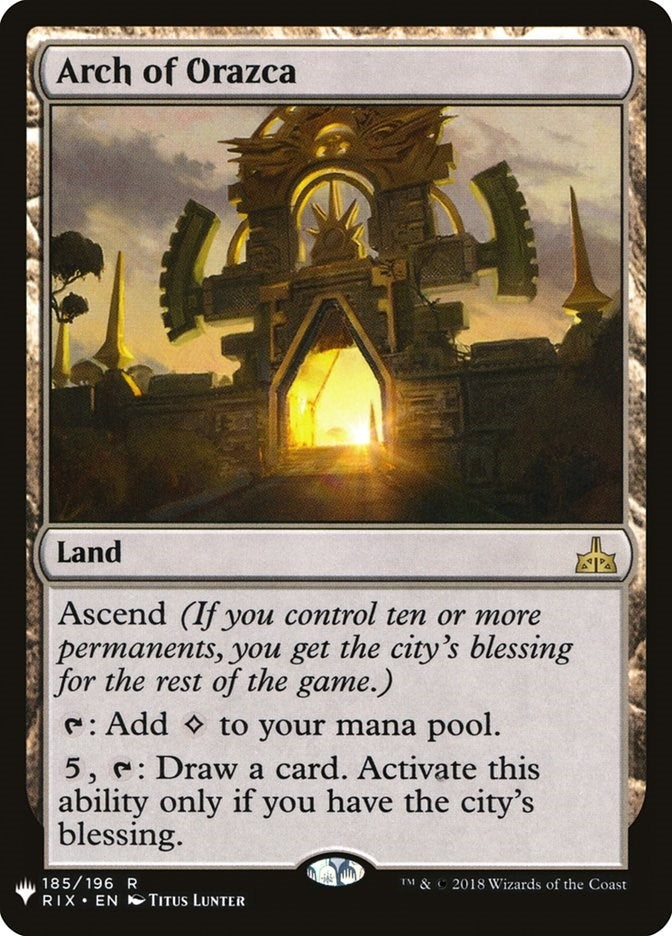 Arch of Orazca (185) [LIST]