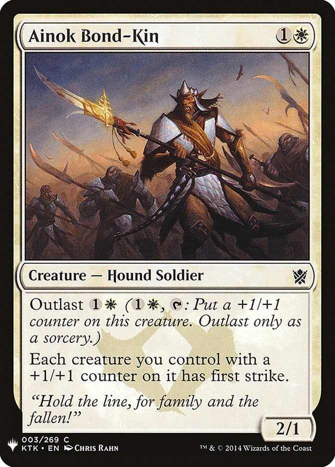 Ainok Bond Kin (3) [LIST]