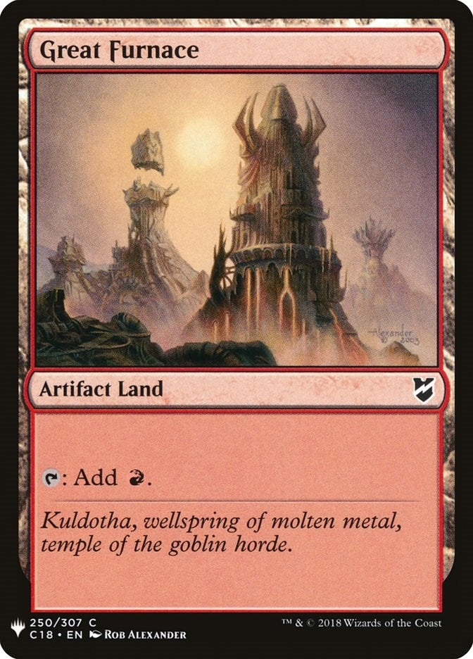 Great Furnace C18 (250) [LIST]