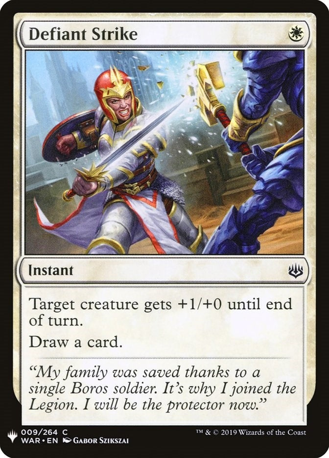 Defiant Strike (9) [LIST]