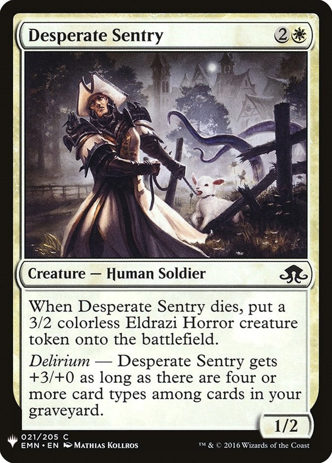 Desperate Sentry (21) [LIST]