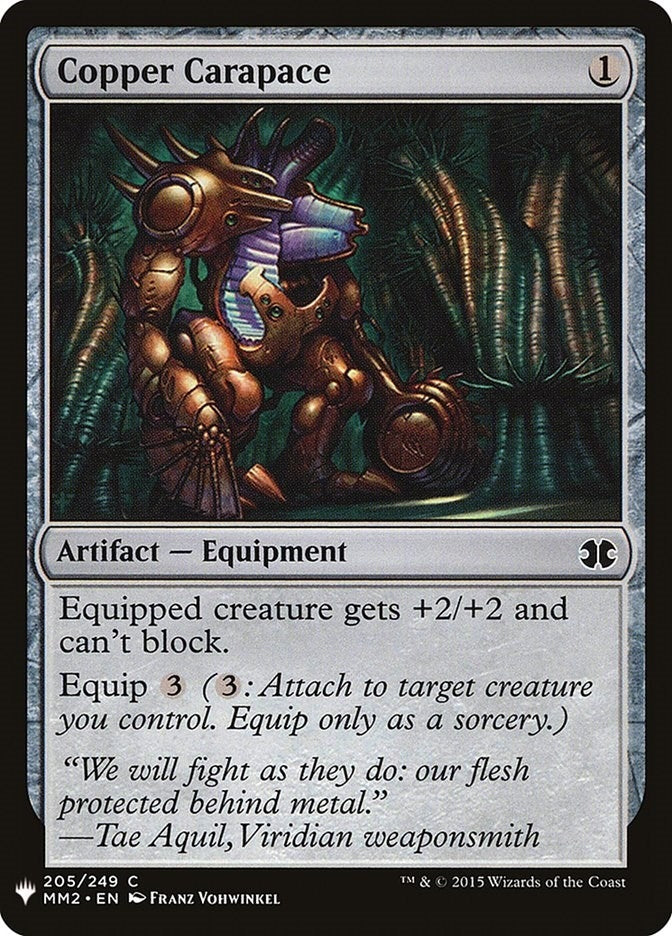 Copper Carapace (205) [LIST]