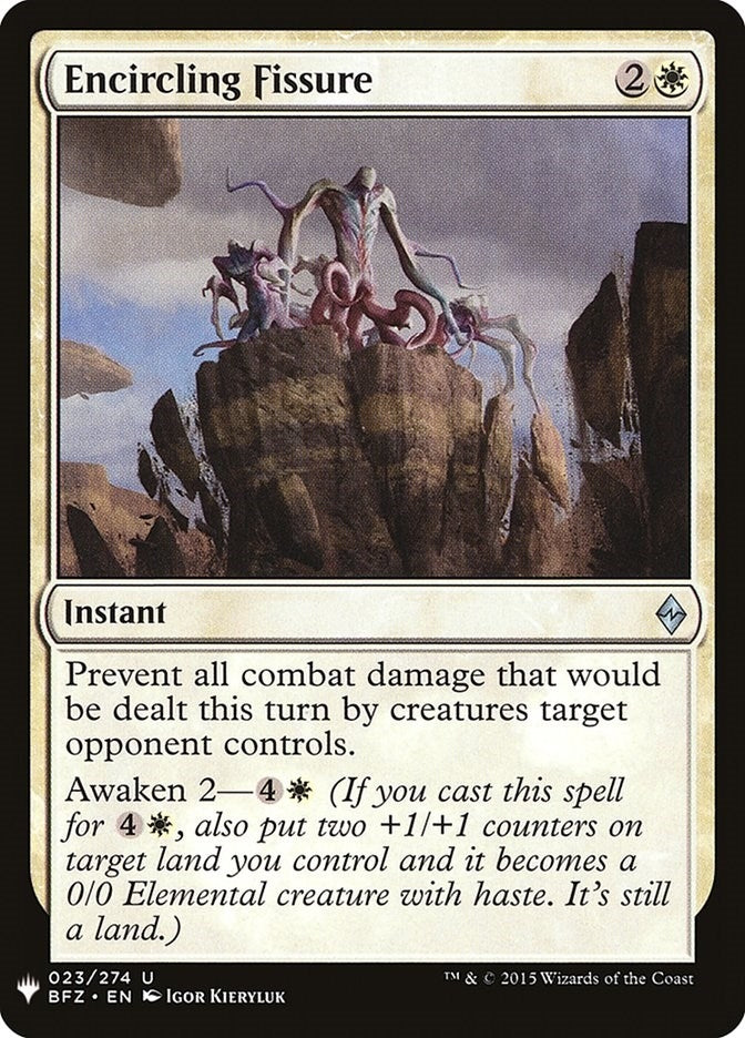 Encircling Fissure (23) [LIST]