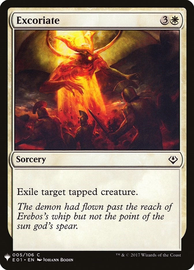 Excoriate (5) [LIST]