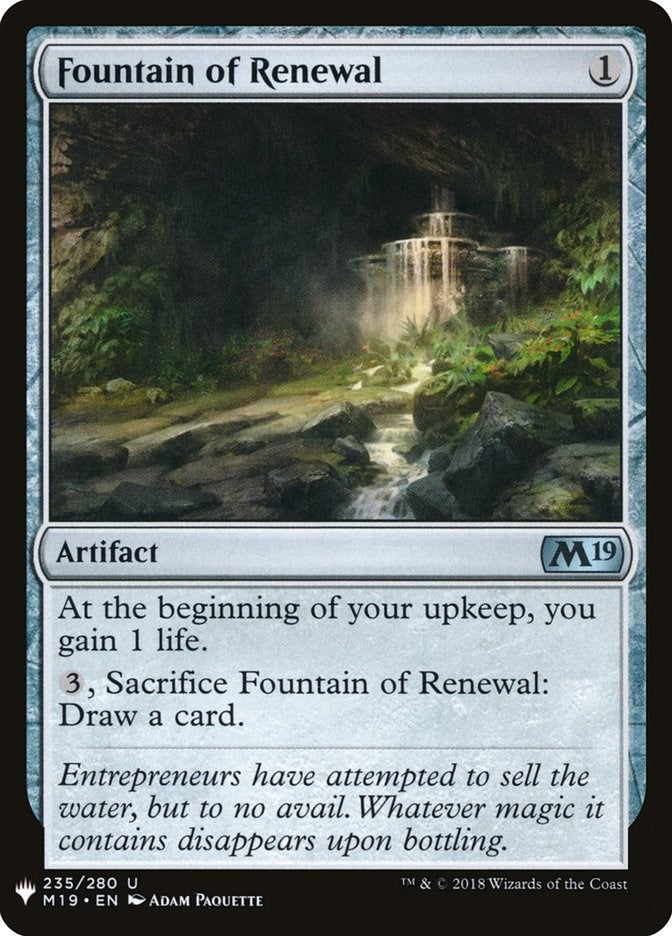 Fountain of Renewal (235) [LIST]