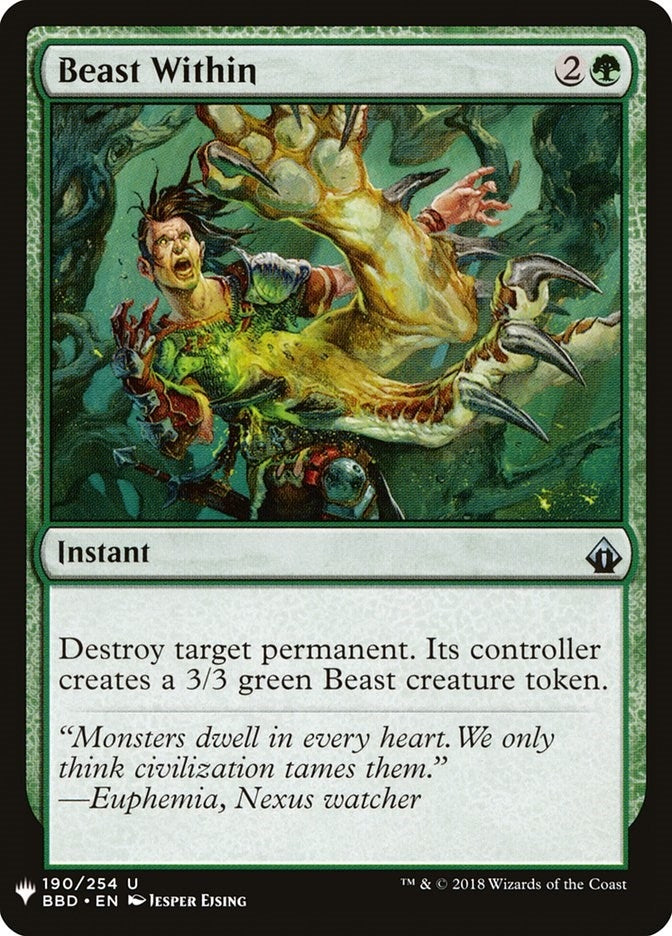 Beast Within BBD (190) [LIST]