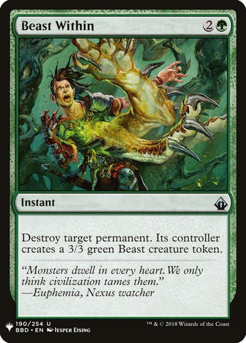 Beast Within BBD (190) [LIST]