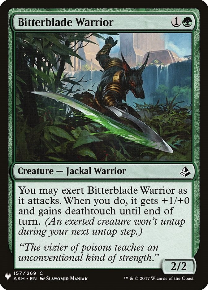 Bitterblade Warrior (157) [LIST]