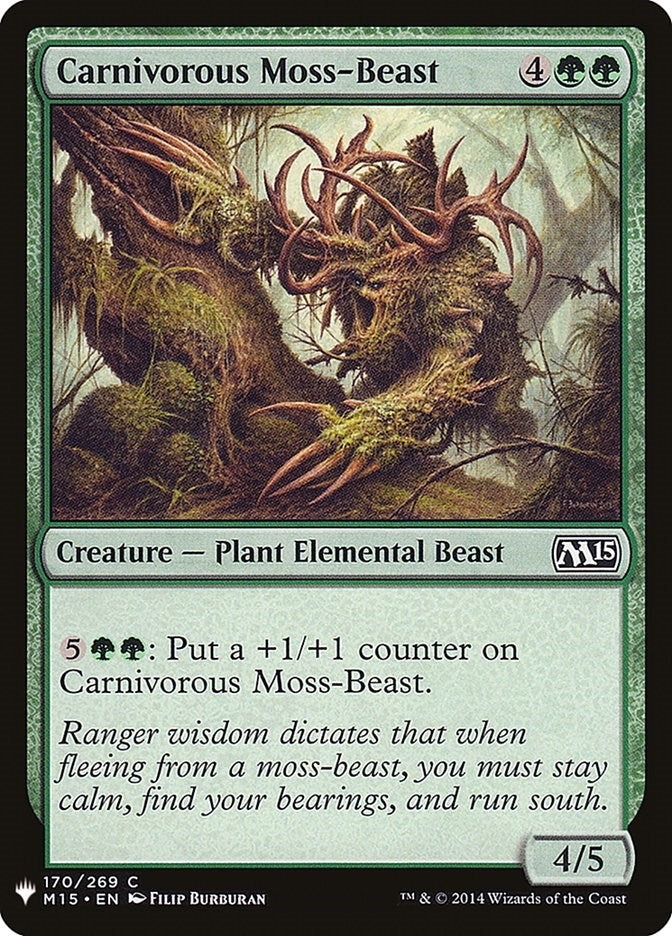 Carnivorous Moss Beast (170) [LIST]