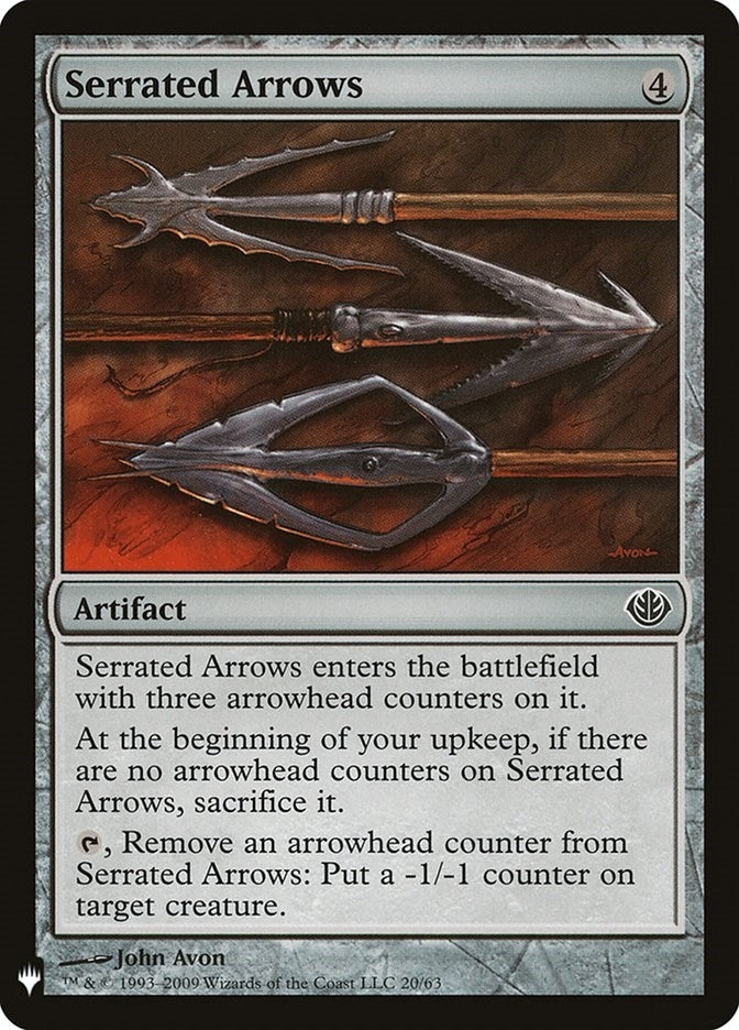 Serrated Arrows (20) [LIST]
