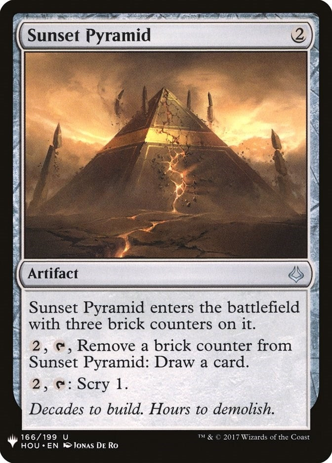 Sunset Pyramid (166) [LIST]