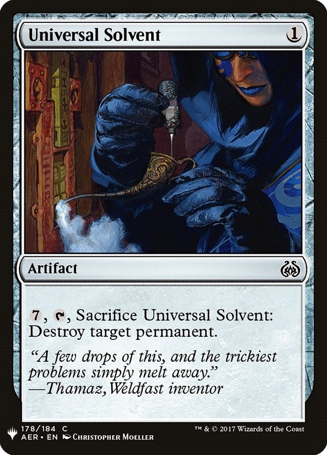 Universal Solvent (178) [LIST]