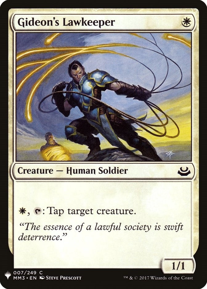 Gideons Lawkeeper (7) [LIST]