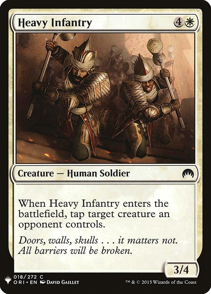 Heavy Infantry (18) [LIST]