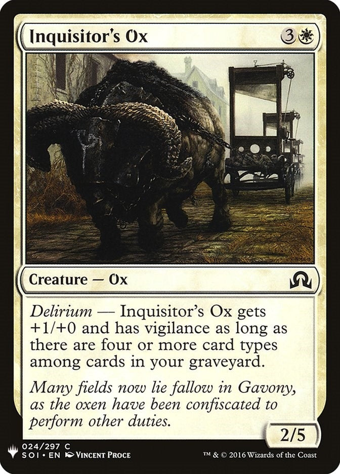 Inquisitors Ox (24) [LIST]