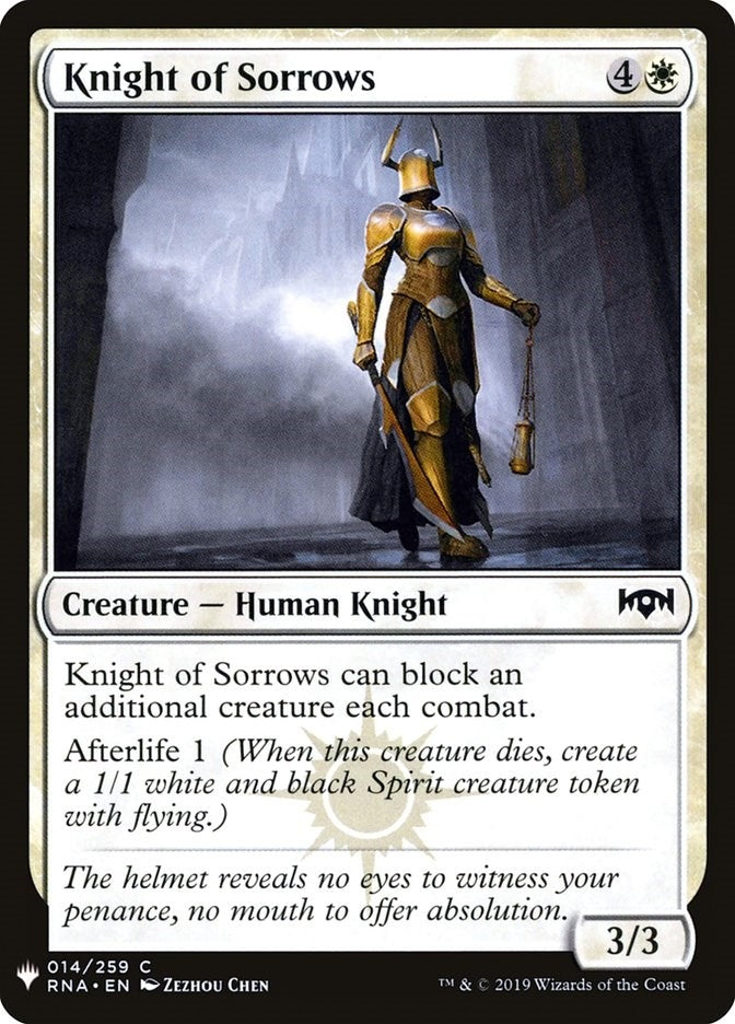 Knight of Sorrows (14) [LIST]