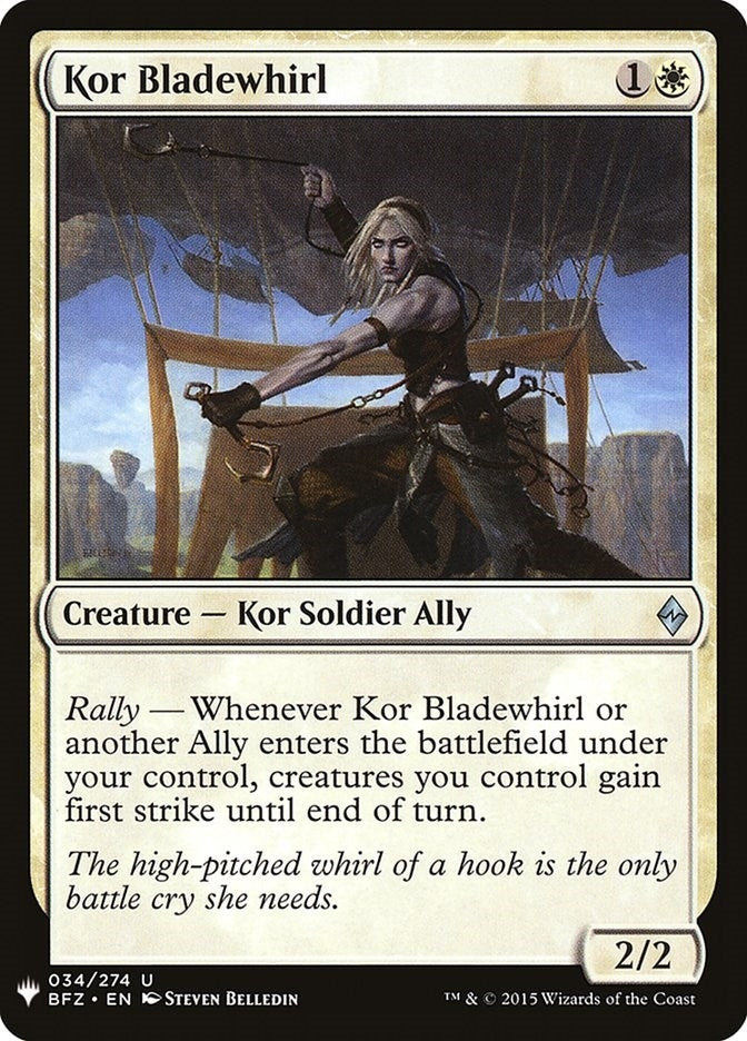 Kor Bladewhirl (34) [LIST]